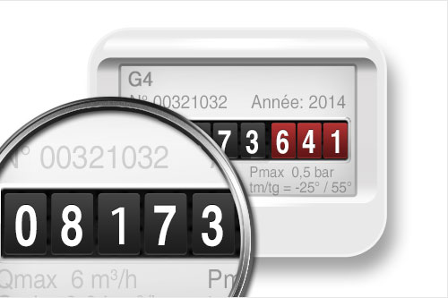 relève compteur gaz