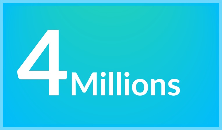 4 millions