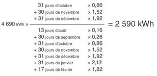 calcul cas 1