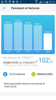 Paiement et facture Appli mobile ENGIE