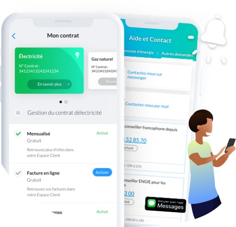 Application mobile ENGIE : Gaz, électricité pour iOS et Android