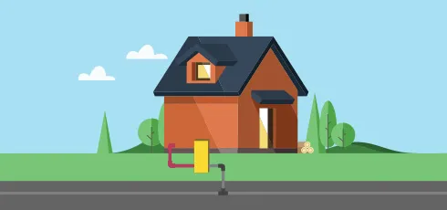 Raccordement gaz par l'installateur