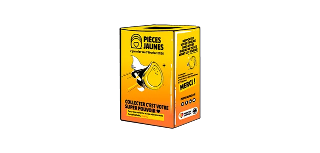 boite pièces janues