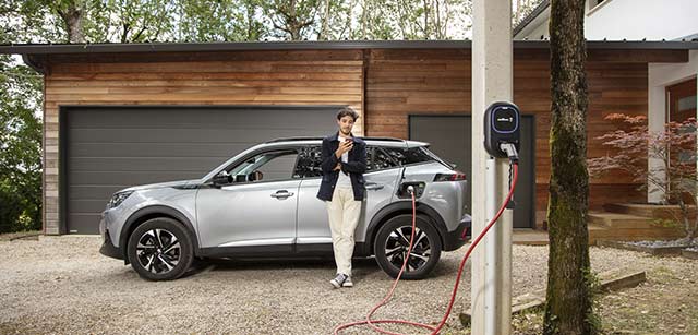 recharge d'un vehicule électrique