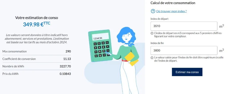 calculette conso