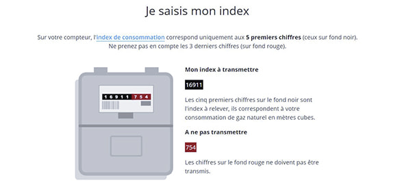 Payez votre consommation réelle de gaz