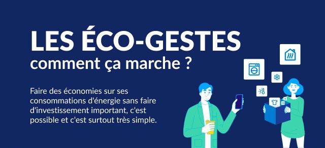 Infographie : les éco-gestes, comment ça marche ?