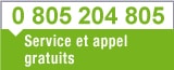 0 805 204 805 Service et appel gratuits